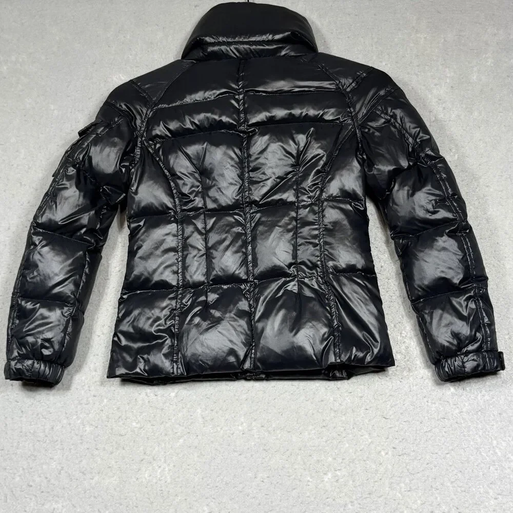 S13 SAM New York Down Puffer Mogul Jacket Girl’s Size Medium Black $180 NO HOOD